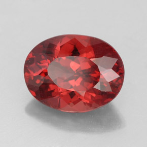 Granato malese naturale rosa da 3,56 ct, taglio ovale, VVS-VS