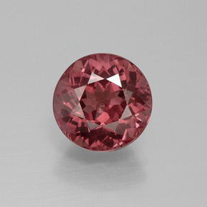 Granato malese naturale rosa da 3,84 ct, taglio rotondo, VS