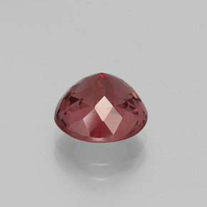 Granato malese naturale rosa da 3,84 ct, taglio rotondo, VS
