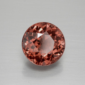 Granato malese Color rosa naturale da 4.26 ct, Taglio rotondo, VS