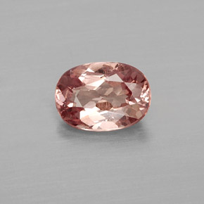 Granato malese naturale rosa da 1,03 ct, taglio ovale, VVS-VS