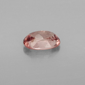 Granato malese naturale rosa da 1,03 ct, taglio ovale, VVS-VS