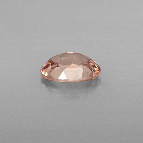 Granato malese Color champagne naturale da 0.89 ct, Taglio ovale, VS