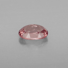 Granato malese naturale rosa da 1,04 ct, taglio ovale, VVS-VS