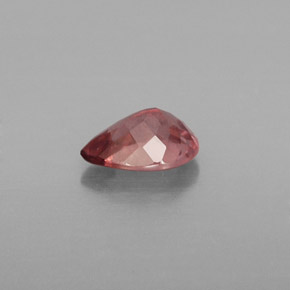 Granato malese naturale rosa da 0,79 ct, taglio a pera, VS