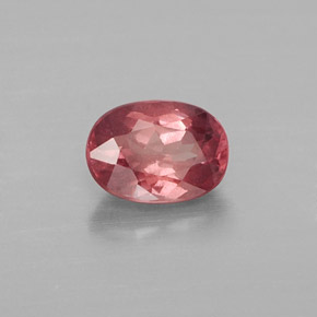 Granato malese Color rosa naturale da 1.13 ct, Taglio ovale, VS