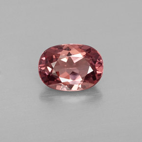 Granato malese naturale rosa da 1,05 ct, taglio ovale, VVS