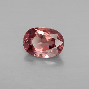 Granato malese naturale rosa da 1,05 ct, taglio ovale, VVS