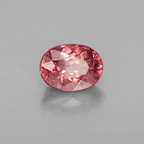 Granato malese naturale rosa da 1,30 ct, taglio ovale, VS-SI