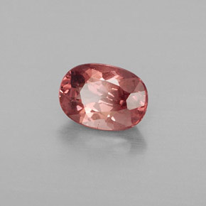 Granato malese Color rosa naturale da 1.04 ct, Taglio ovale, VS