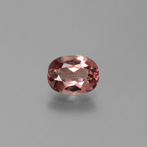 Granato malese naturale rosa da 1,06 ct, taglio ovale, VS