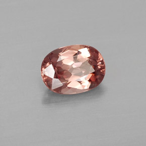 Granato malese Rosa chiara naturale da 1.00 ct, Taglio ovale, VVS-VS