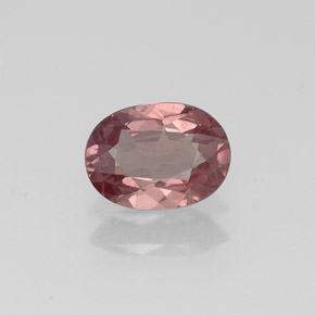 Granato malese Color rosa naturale da 0.84 ct, Taglio ovale, VS
