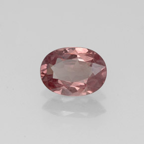 Granato malese Color rosa naturale da 0.84 ct, Taglio ovale, VS