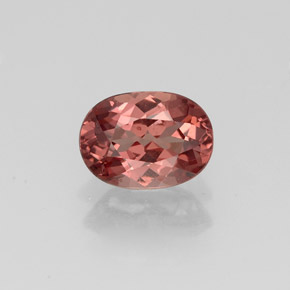 Granato malese Color rosa naturale da 1.06 ct, Taglio ovale, VVS-VS