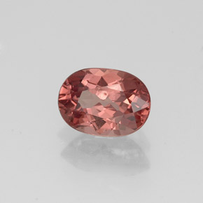 Granato malese Color rosa naturale da 1.06 ct, Taglio ovale, VVS-VS
