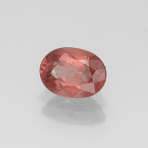 Granato malese naturale rosa da 1,08 ct, taglio ovale, VS