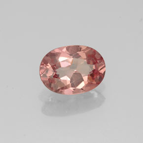 Granato malese naturale rosa da 0,92 ct, taglio ovale, VVS-VS