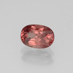 Granato malese naturale rosa da 1,05 ct, taglio ovale, VVS-VS