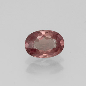 Granato malese naturale rosa da 0,87 ct, taglio ovale, VS