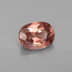 Granato malese naturale rosa da 1,14 ct, taglio ovale, VS