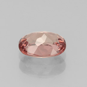 Granato malese naturale rosa da 0,97 ct, taglio ovale, VVS-VS
