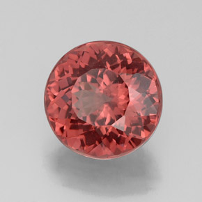 Granato malese Rosato naturale da 3.44 ct, Taglio rotondo, VS