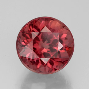 Granato malese naturale rosa da 4,77 ct, taglio rotondo, VS