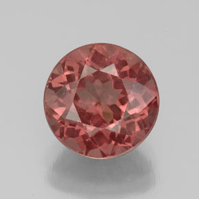 Granato malese naturale rosa da 3,12 ct, taglio rotondo, VS-SI