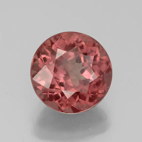 Granato malese naturale rosa da 3,12 ct, taglio rotondo, VS-SI