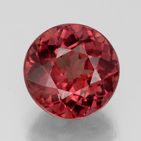 Granato malese naturale rosa da 4,64 ct, taglio rotondo, VS