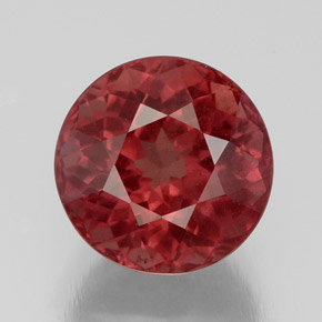 Granato malese Color rosa naturale da 5.25 ct, Taglio rotondo, VS-SI