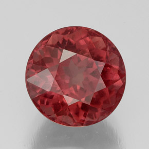 Granato malese Color rosa naturale da 5.25 ct, Taglio rotondo, VS-SI