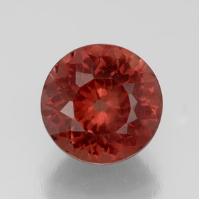 Granato malese naturale rosa da 3,80 ct, taglio rotondo, VS-SI