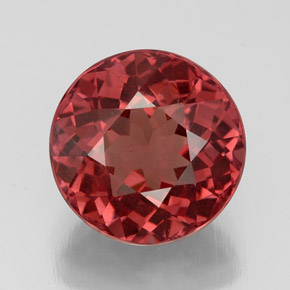 Granato malese naturale rosa da 4,95 ct, taglio rotondo, VS-SI