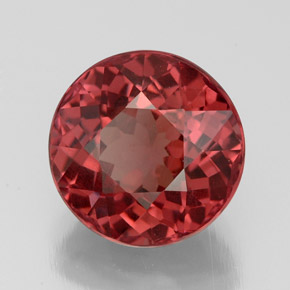 Granato malese naturale rosa da 4,95 ct, taglio rotondo, VS-SI