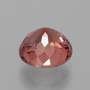 Granato malese naturale rosa da 4,02 ct, taglio rotondo, VS