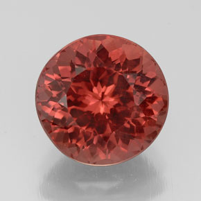 Granato malese naturale rosa da 3,41 ct, taglio rotondo, VS