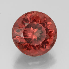 Granato malese naturale rosa da 3,41 ct, taglio rotondo, VS