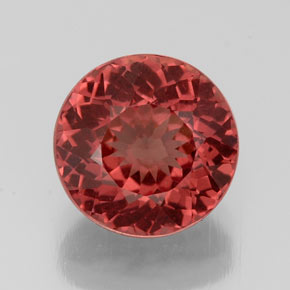 Granato malese Color rosa naturale da 3.39 ct, Taglio rotondo, VS