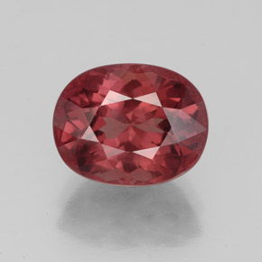 Granato malese Color rosa naturale da 4.08 ct, Taglio ovale, VVS-VS