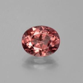 Granato malese Color rosa naturale da 2.89 ct, Taglio ovale, VS