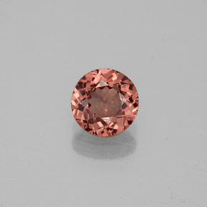 Granato malese naturale rosa da 0,82 ct, taglio rotondo, VS
