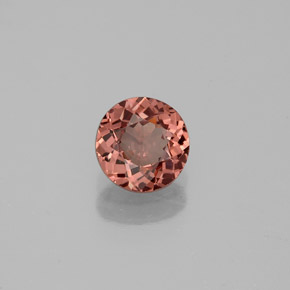 Granato malese naturale rosa da 0,82 ct, taglio rotondo, VS
