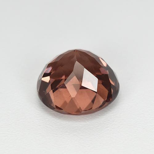 Granato malese Color rosa naturale da 3.26 ct, Taglio rotondo, VS