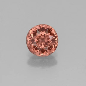 Granato malese naturale rosa da 0,83 ct, taglio rotondo, VS