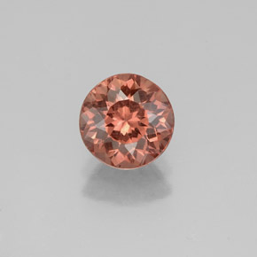 Granato malese naturale rosa da 1,29 ct, taglio rotondo, VS