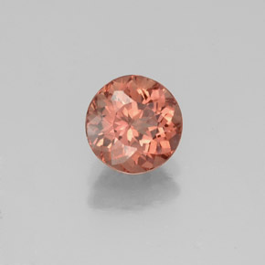 Granato malese naturale rosa da 1,29 ct, taglio rotondo, VS