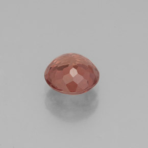Granato malese Color rosa naturale da 1.39 ct, Taglio rotondo, VS