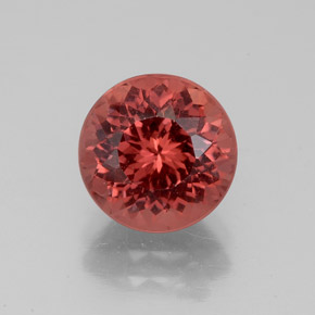 Granato malese naturale rosa da 3,24 ct, taglio rotondo, VS